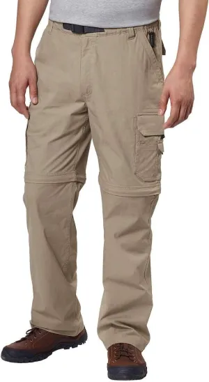 Mens Convertible Lightweight Comfort Stretch Cargo Pants or Shorts