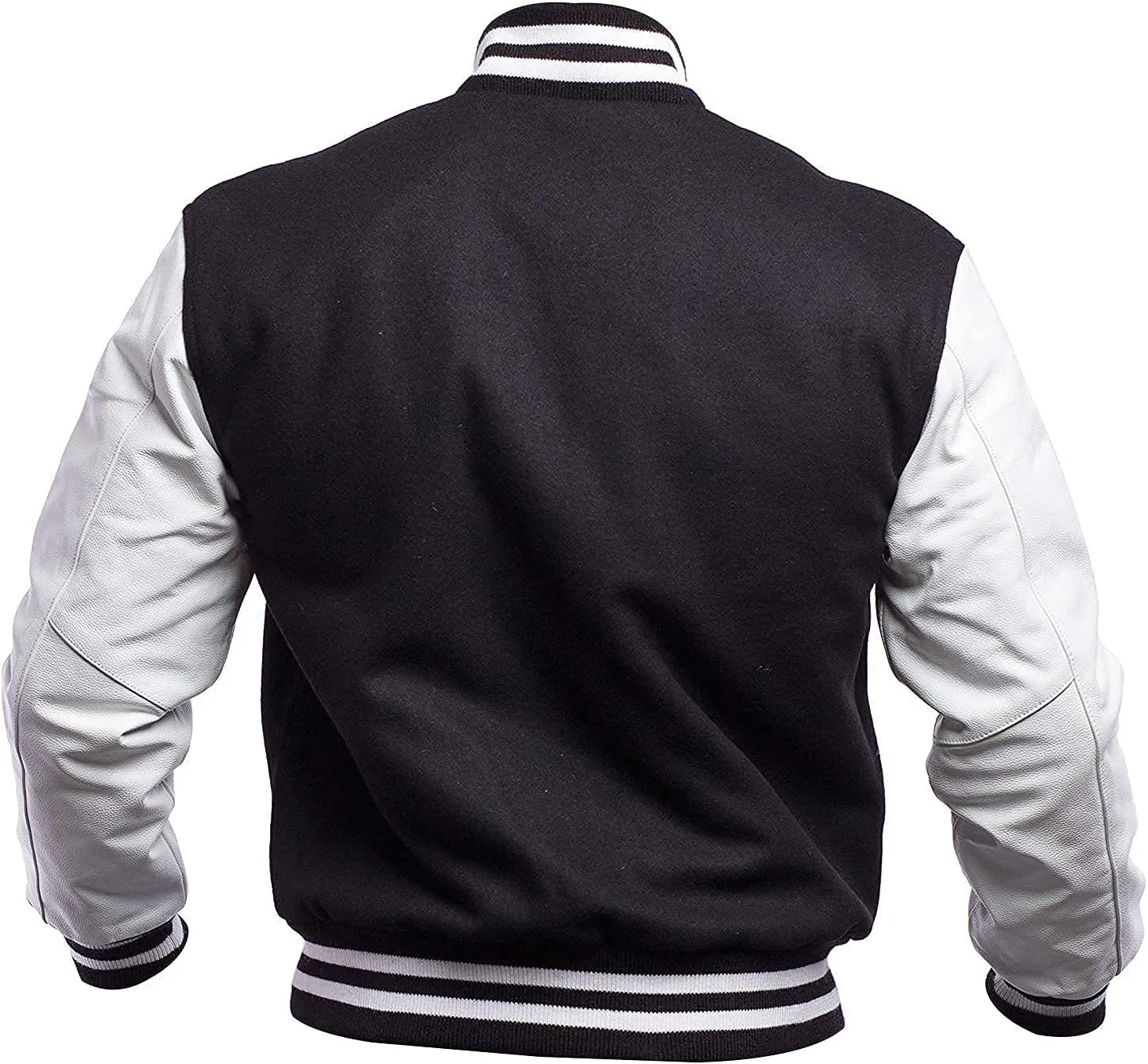 Men's Varsity Lettermans Jacket - School College Letterman Baseball Bomber Jackets for Men