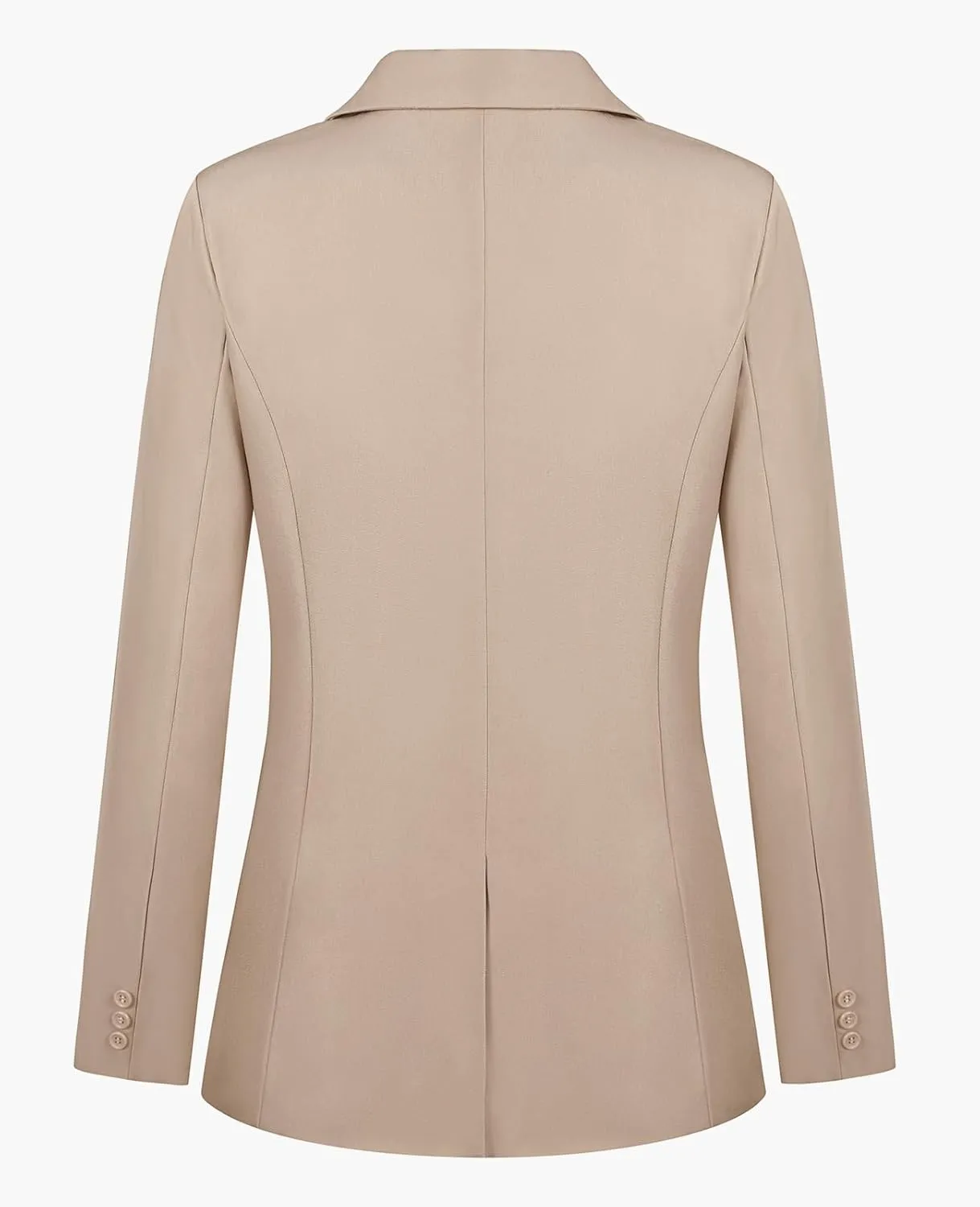 MINTLIMIT Women's Casual Long Sleeve Blazers Lapel Shoulder Pad Button Work Blazer Fully Lined Suit Jacket with Pockets