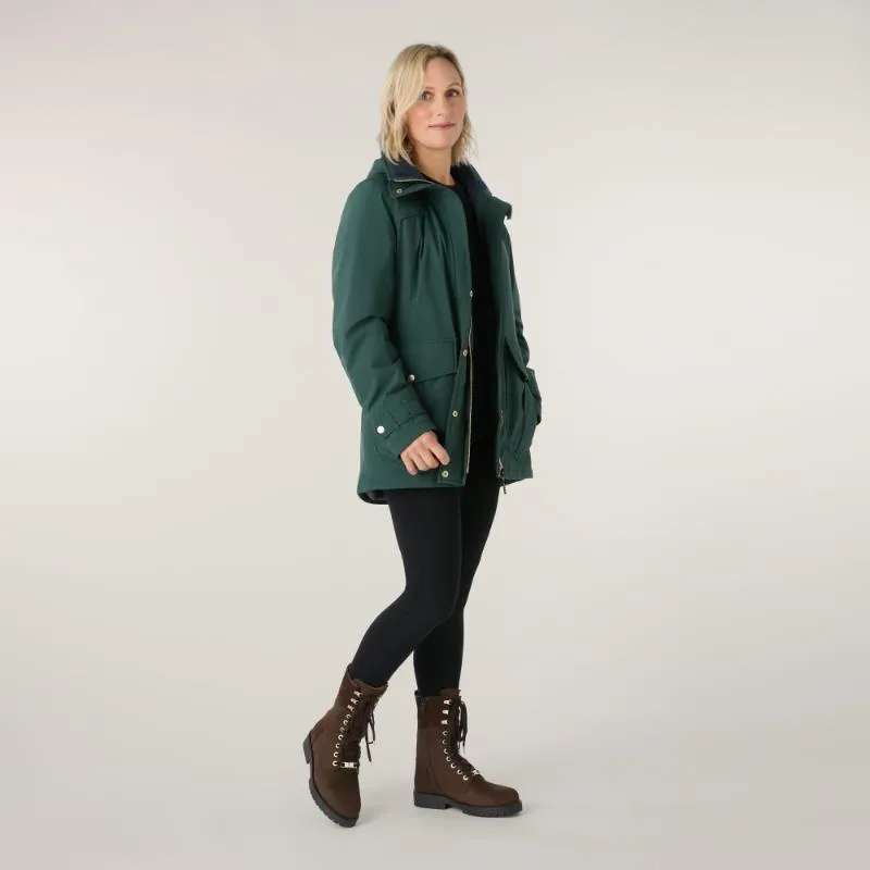 Musto x Fairfax & Favor Odyssey Primaloft Ladies Waterproof Jacket - Darkest Spruce