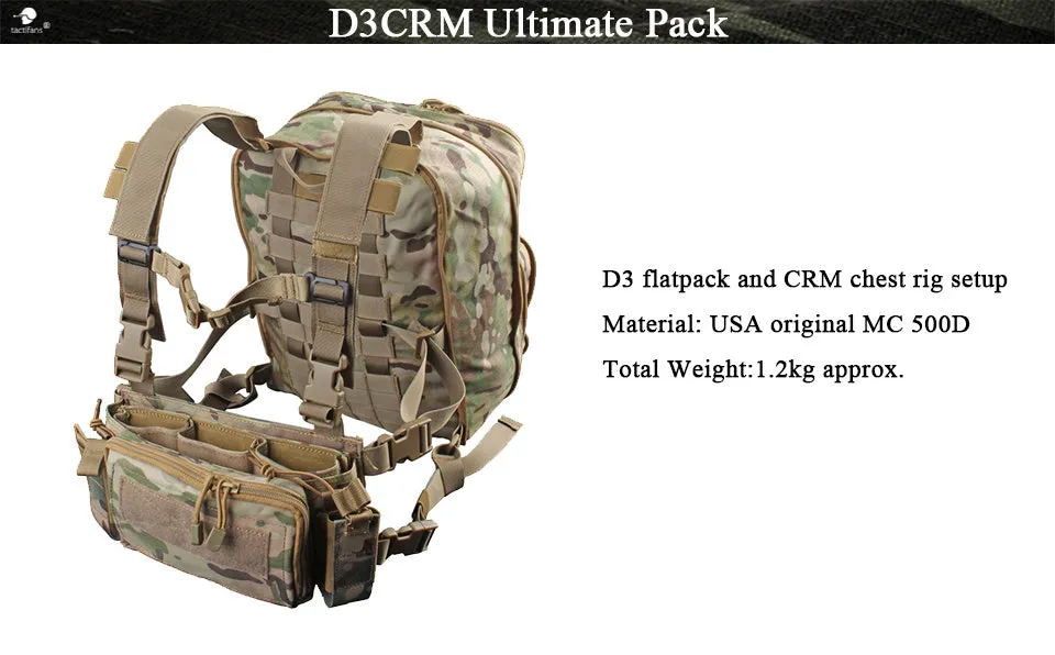 New Design! MOLLE Chest Rig Mochila Military Vest Flatpack Tactical Backpack Armor Rifle AK M4 Hanger Nylon Rucksack Hunting Army Bag