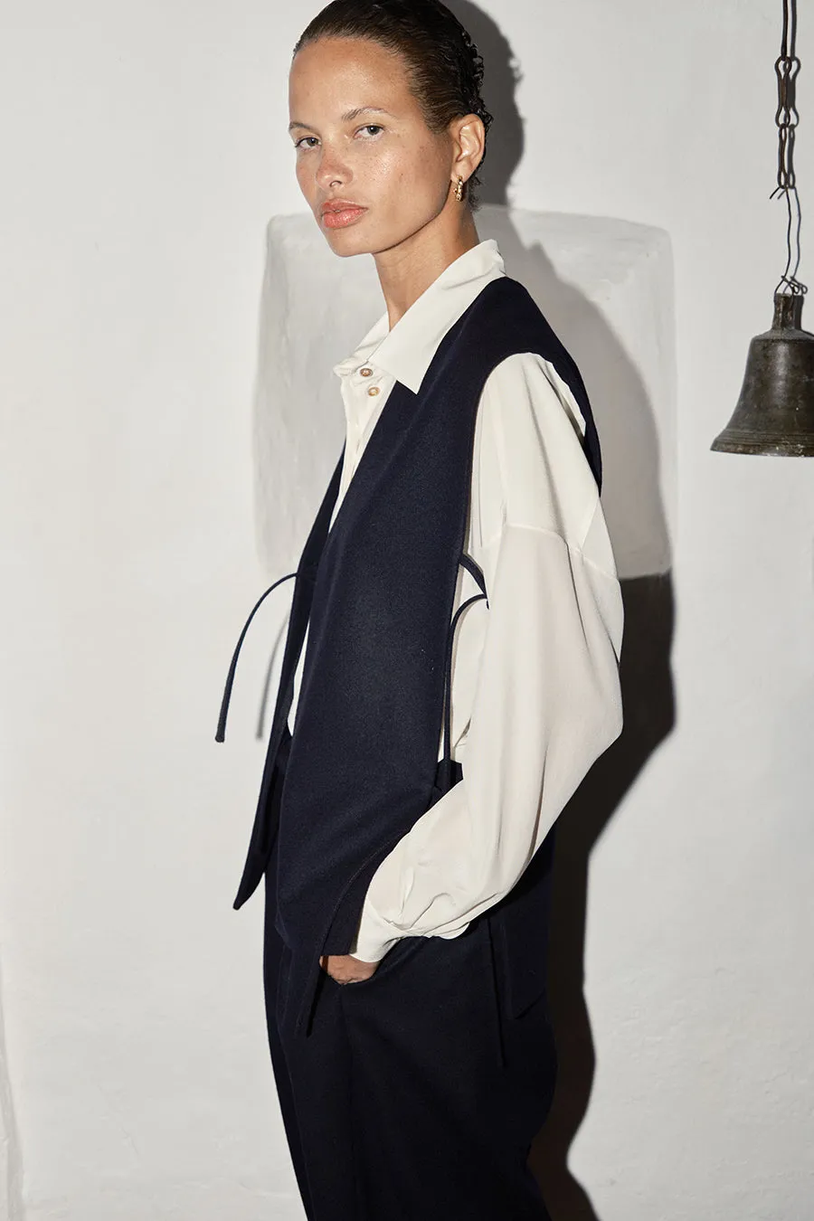Night Sky Loden Alpaca Vest