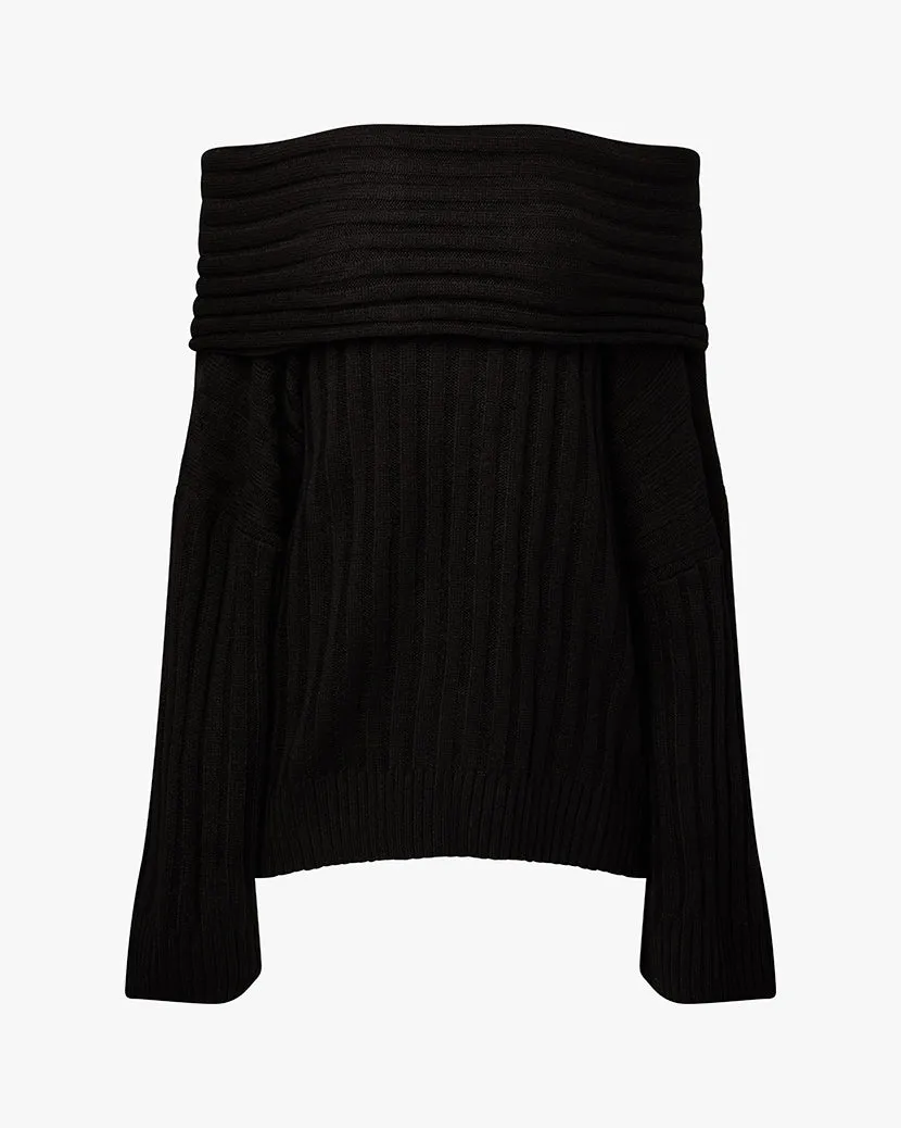 Oversized Off Shoulder Sweater