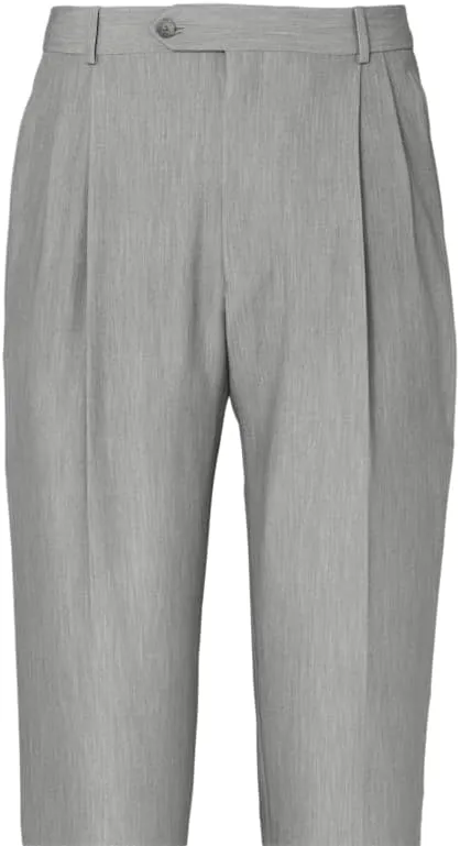Paul Fredrick Men's Comfort Stretch Travel Pleated Pants