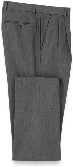 Paul Fredrick Men's Comfort Stretch Travel Pleated Pants