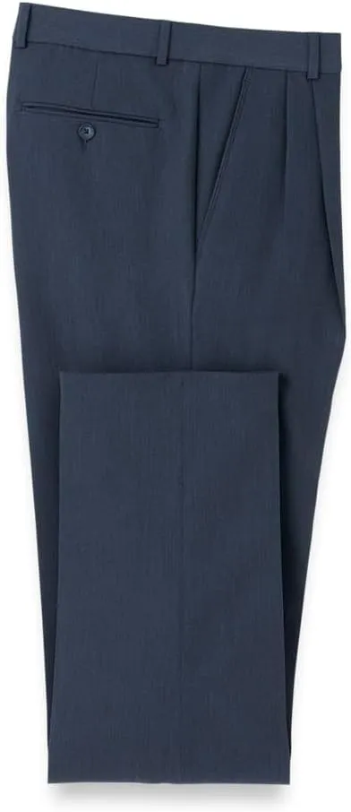 Paul Fredrick Men's Comfort Stretch Travel Pleated Pants