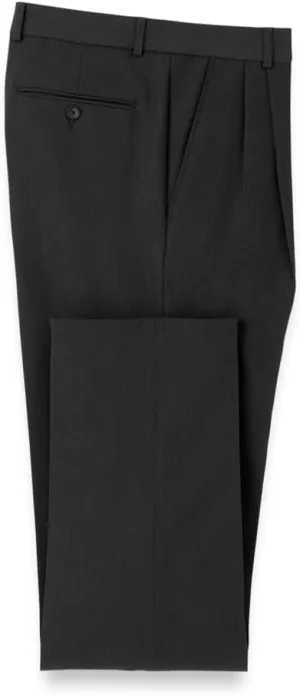 Paul Fredrick Men's Comfort Stretch Travel Pleated Pants