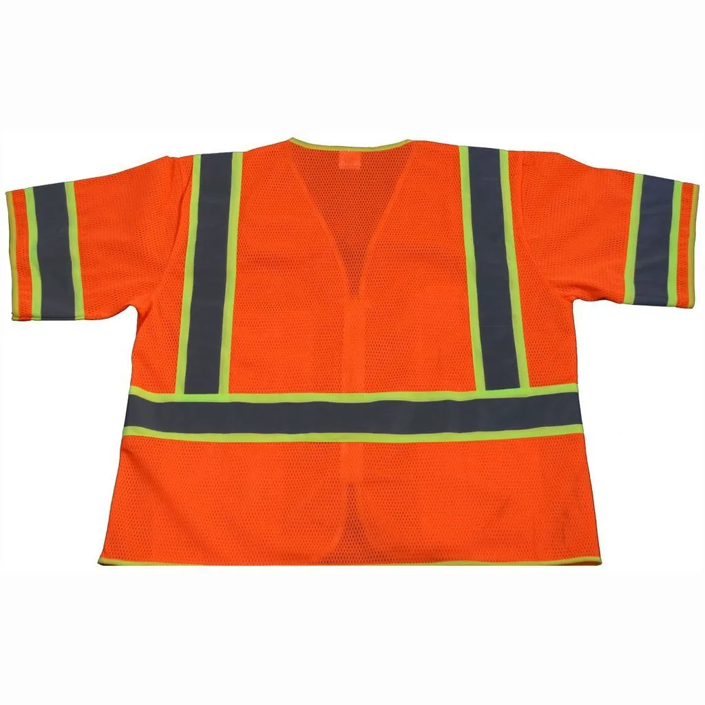 Petra Roc OVM3-CB1 ANSI Class 3 Two Tone DOT Deluxe Surveyor Vest