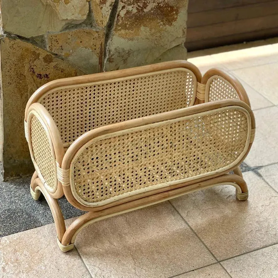 Rattan Magazine Rack Malibu