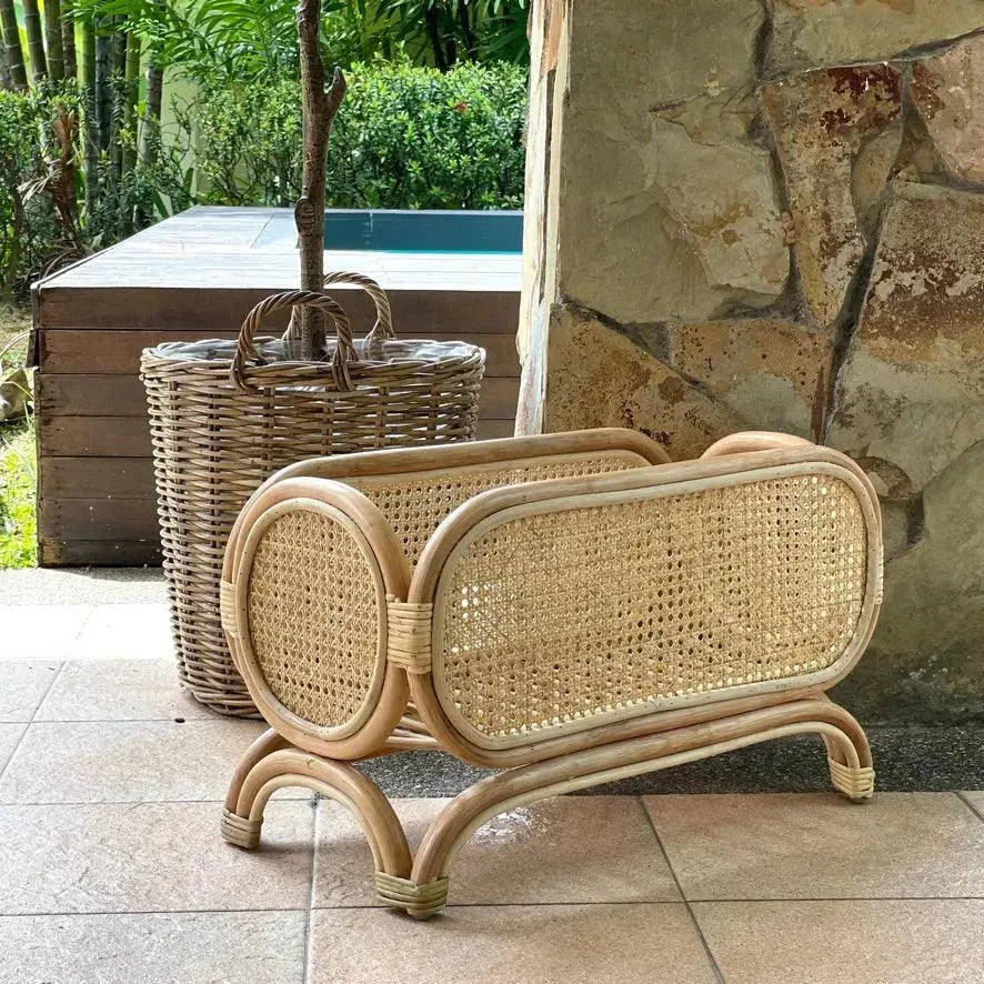 Rattan Magazine Rack Malibu
