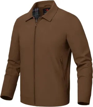 Rdruko Men's Light Jackets Windbreaker Spring Fall Lightweight Jackets Caual Stylish Jacket with Pockets