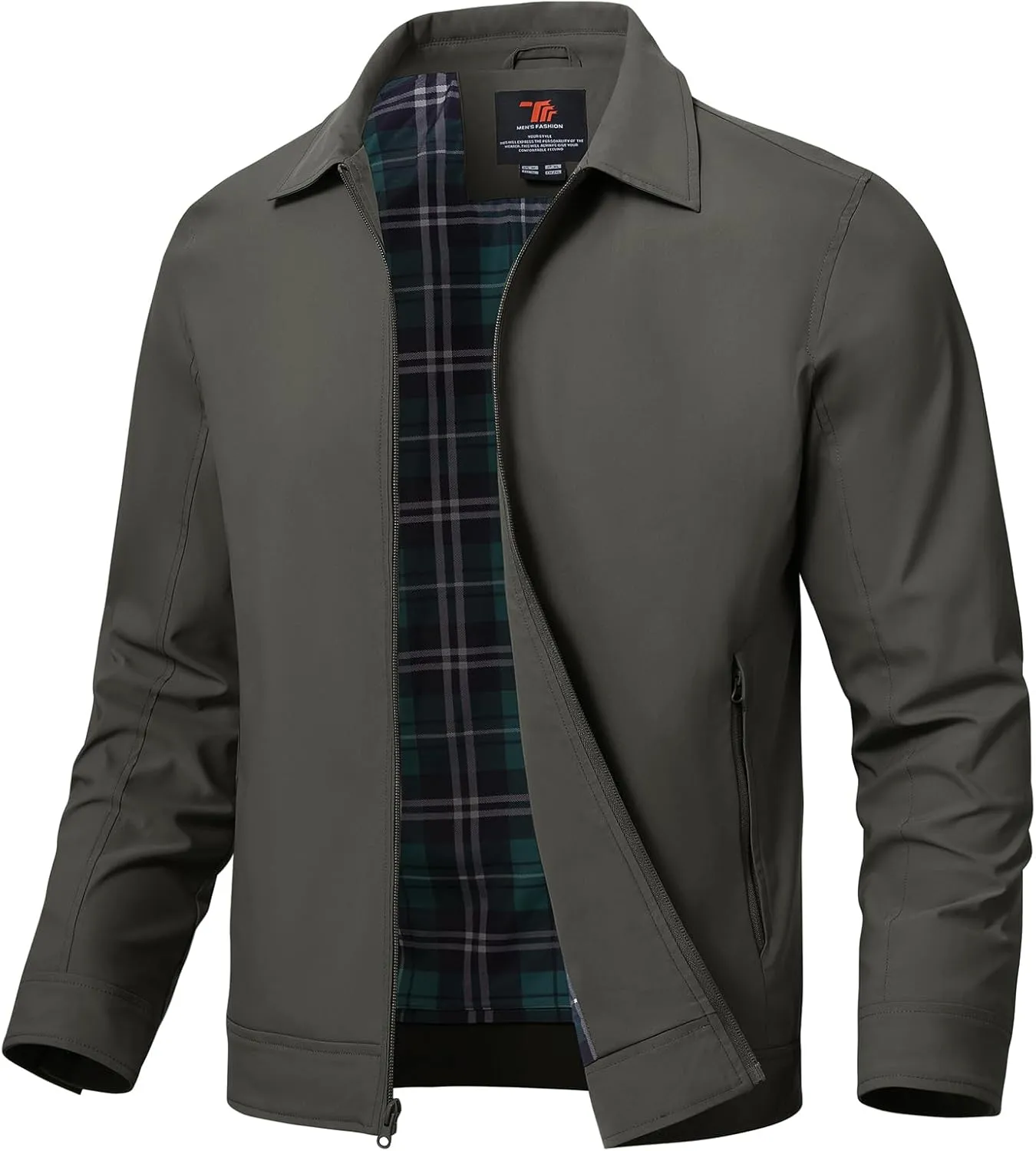 Rdruko Men's Light Jackets Windbreaker Spring Fall Lightweight Jackets Caual Stylish Jacket with Pockets