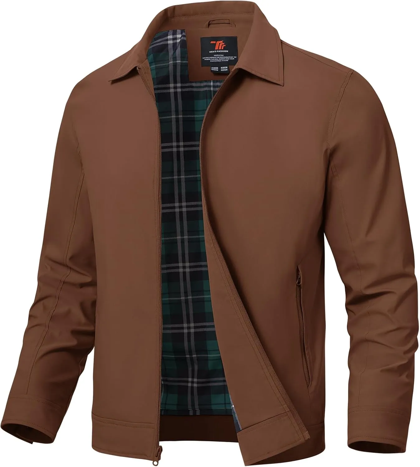 Rdruko Men's Light Jackets Windbreaker Spring Fall Lightweight Jackets Caual Stylish Jacket with Pockets
