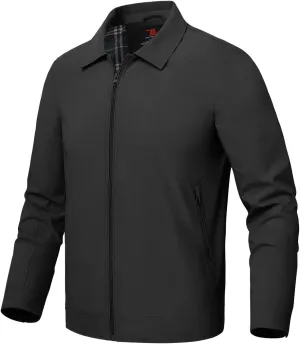 Rdruko Men's Light Jackets Windbreaker Spring Fall Lightweight Jackets Caual Stylish Jacket with Pockets