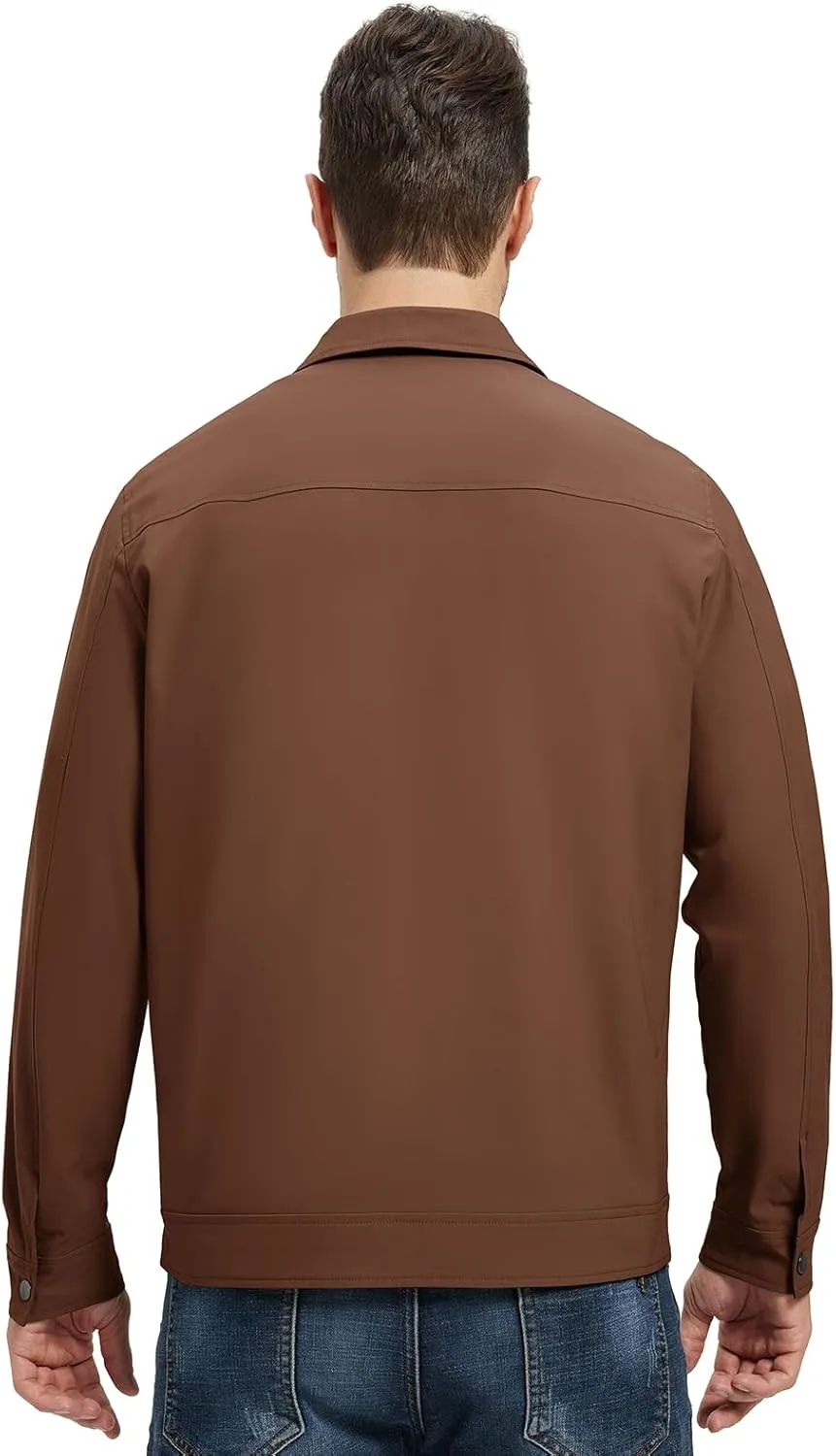 Rdruko Men's Light Jackets Windbreaker Spring Fall Lightweight Jackets Caual Stylish Jacket with Pockets