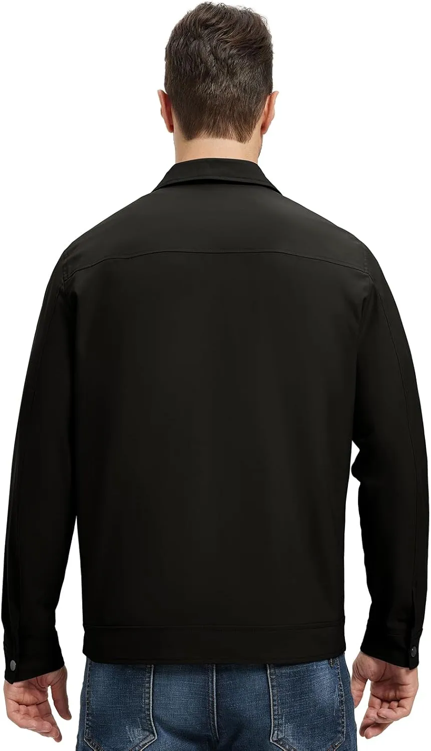 Rdruko Men's Light Jackets Windbreaker Spring Fall Lightweight Jackets Caual Stylish Jacket with Pockets