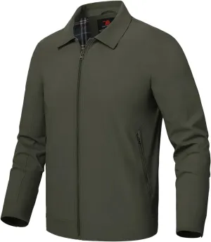 Rdruko Men's Light Jackets Windbreaker Spring Fall Lightweight Jackets Caual Stylish Jacket with Pockets