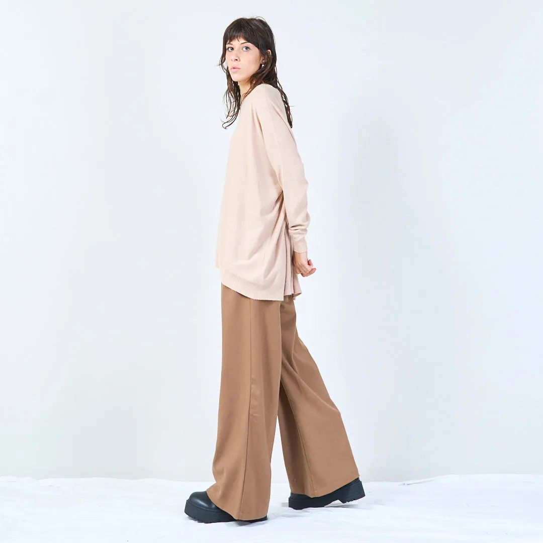 Relaxed fit oversized knit top wholesale