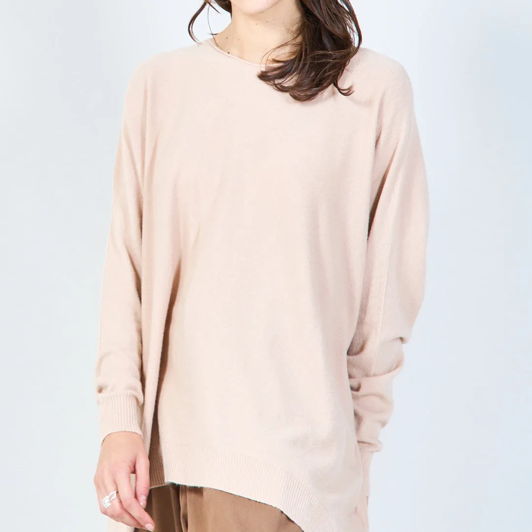Relaxed fit oversized knit top wholesale