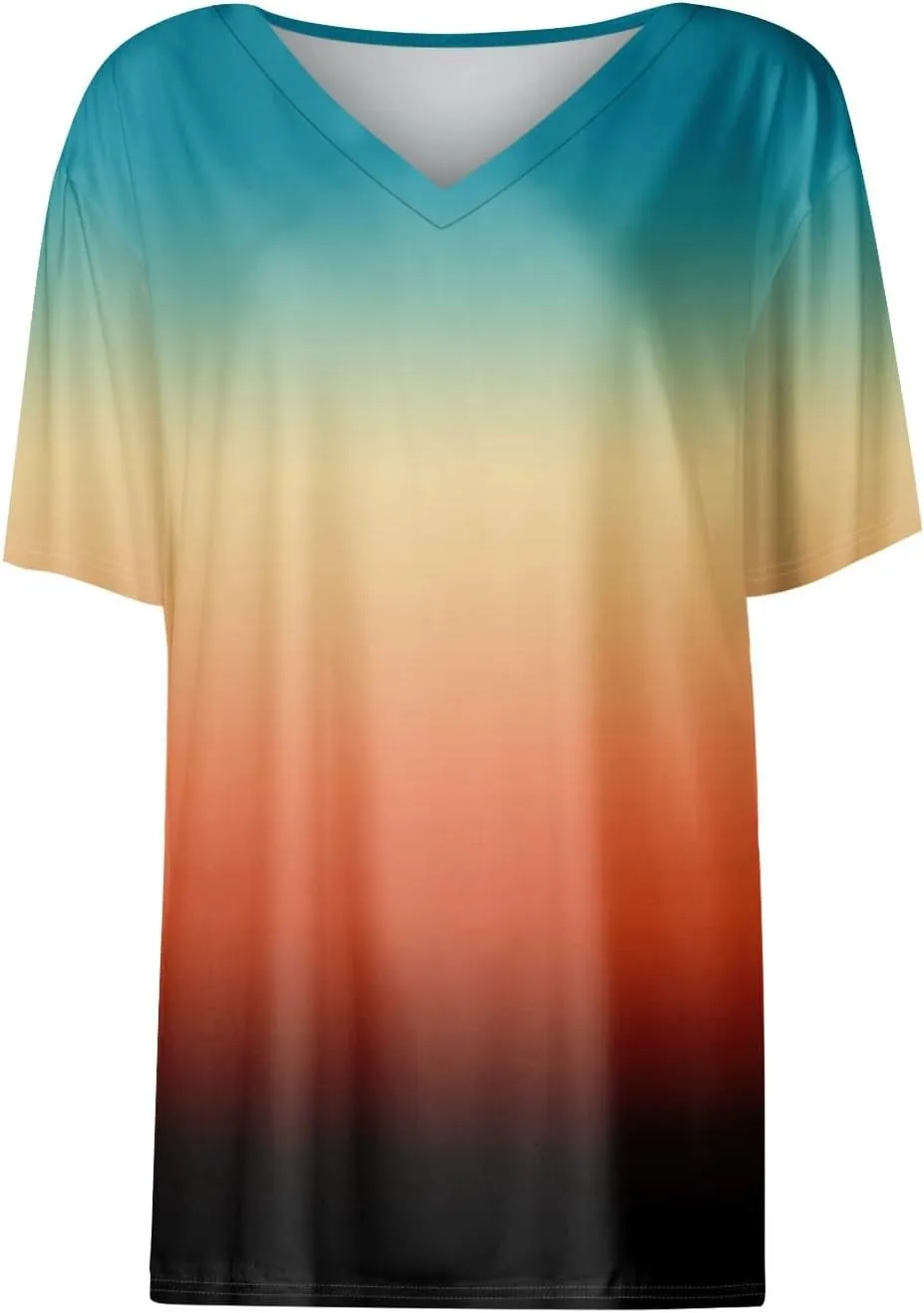 Summer Tops for Women 2025 Short Sleeve V Neck Plus Size Womens Tops Drssy Casual Shirts for Women Blouese Trendy
