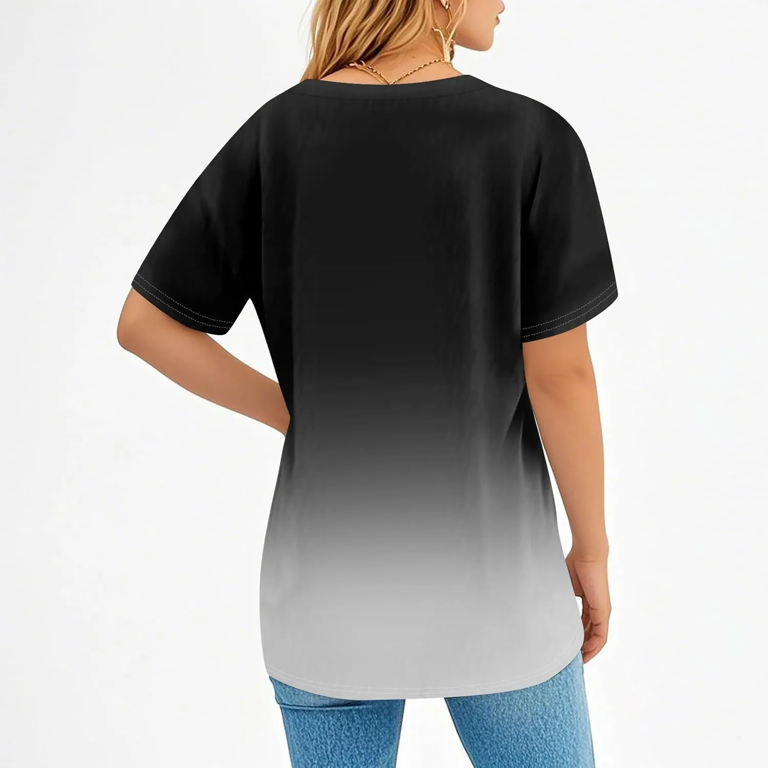 Summer Tops for Women 2025 Short Sleeve V Neck Plus Size Womens Tops Drssy Casual Shirts for Women Blouese Trendy
