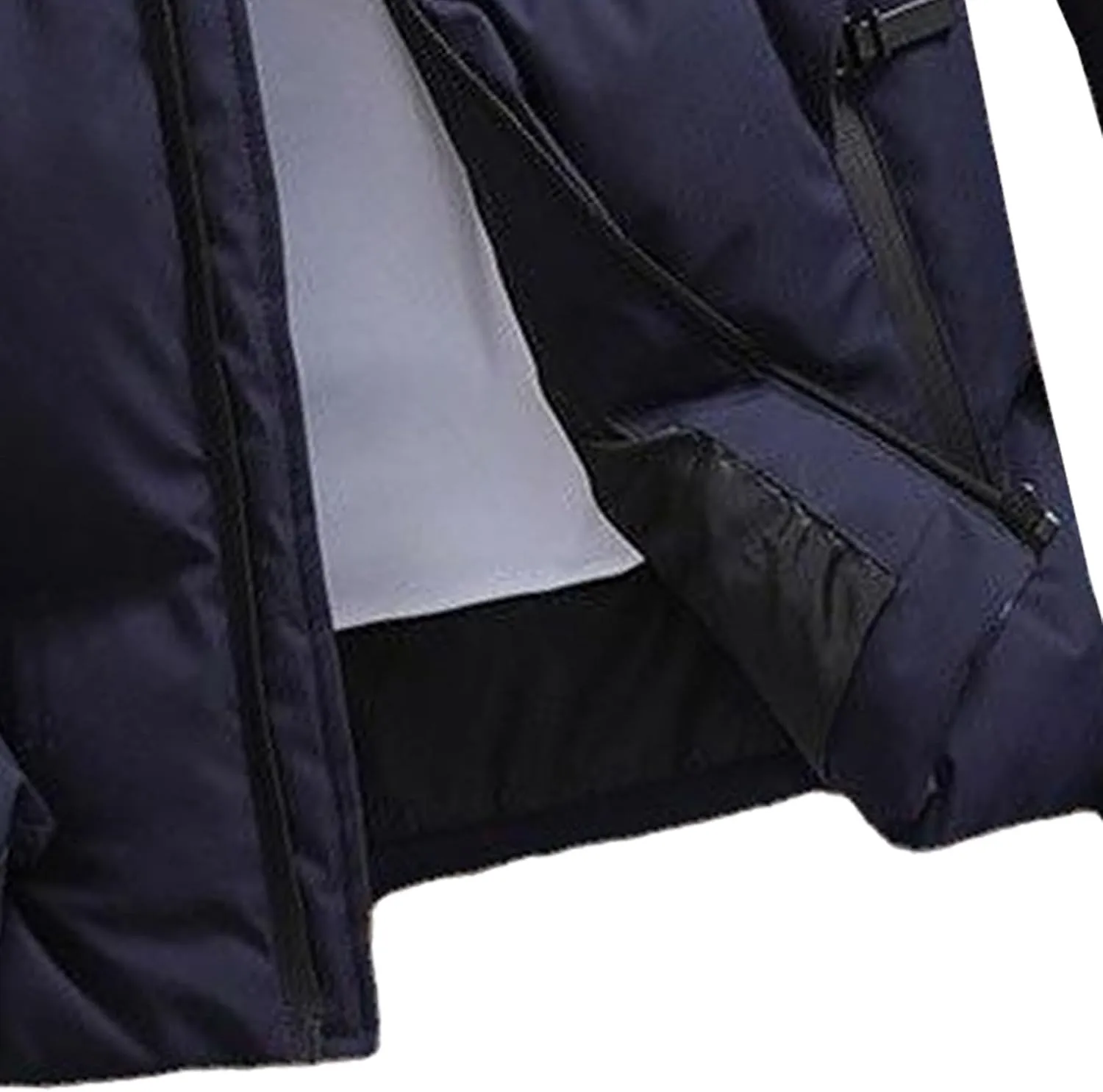 Winter Thicken Jacket for Men Windproof Warm Hooded Down Coat Padded Quilted Outwear Outdoor Parka Outerwear