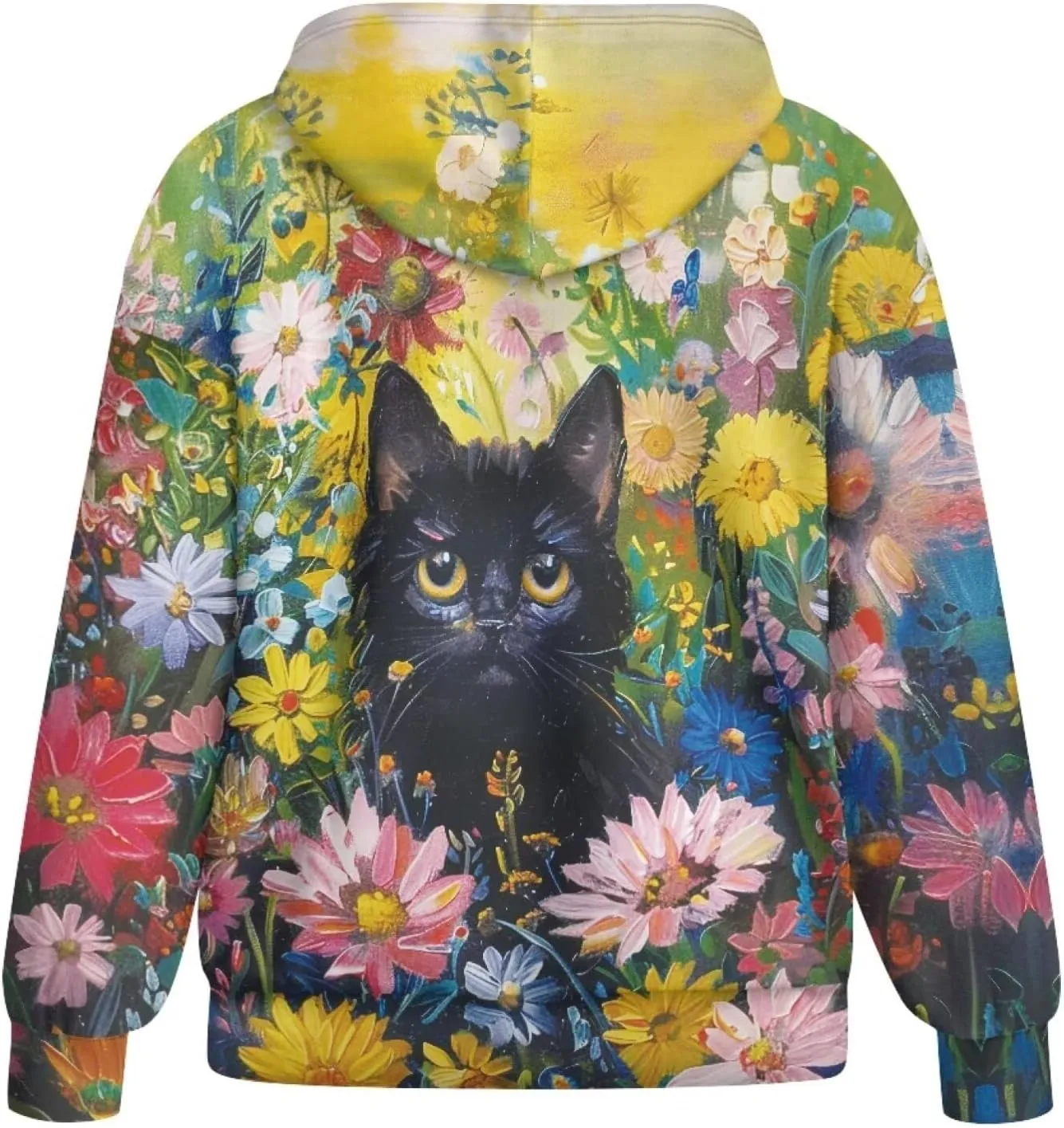 Women Zippered Hoodies Hooded Sweatshirt with Pocket Oversized Hoodie Drawstring Sweater Breathable Jacket Top