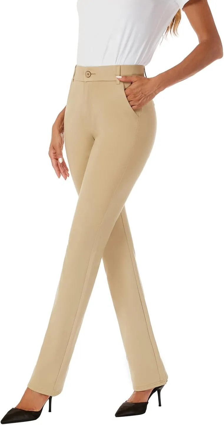 Women's Ease into Comfort Barely Bootcut Stretch Dress Pants