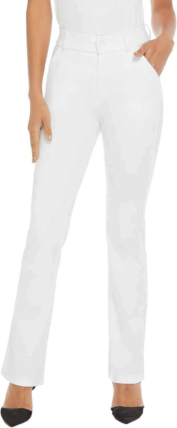 Women's Ease into Comfort Barely Bootcut Stretch Dress Pants