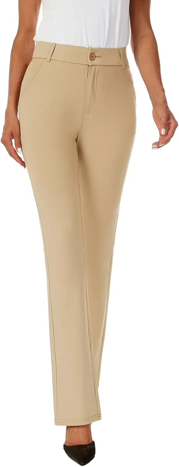 Women's Ease into Comfort Barely Bootcut Stretch Dress Pants
