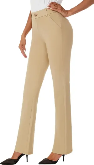 Women's Ease into Comfort Barely Bootcut Stretch Dress Pants