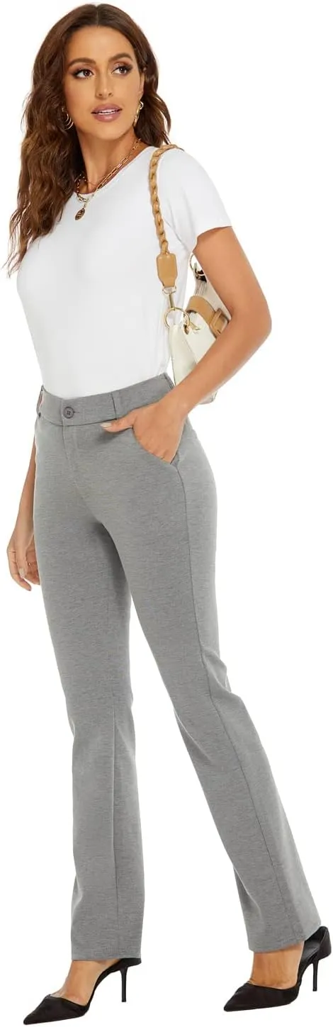 Women's Ease into Comfort Barely Bootcut Stretch Dress Pants