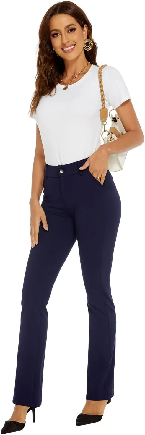 Women's Ease into Comfort Barely Bootcut Stretch Dress Pants