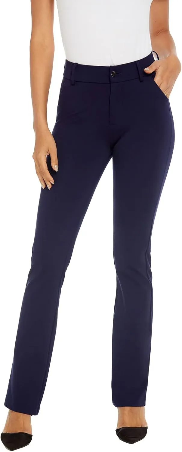Women's Ease into Comfort Barely Bootcut Stretch Dress Pants