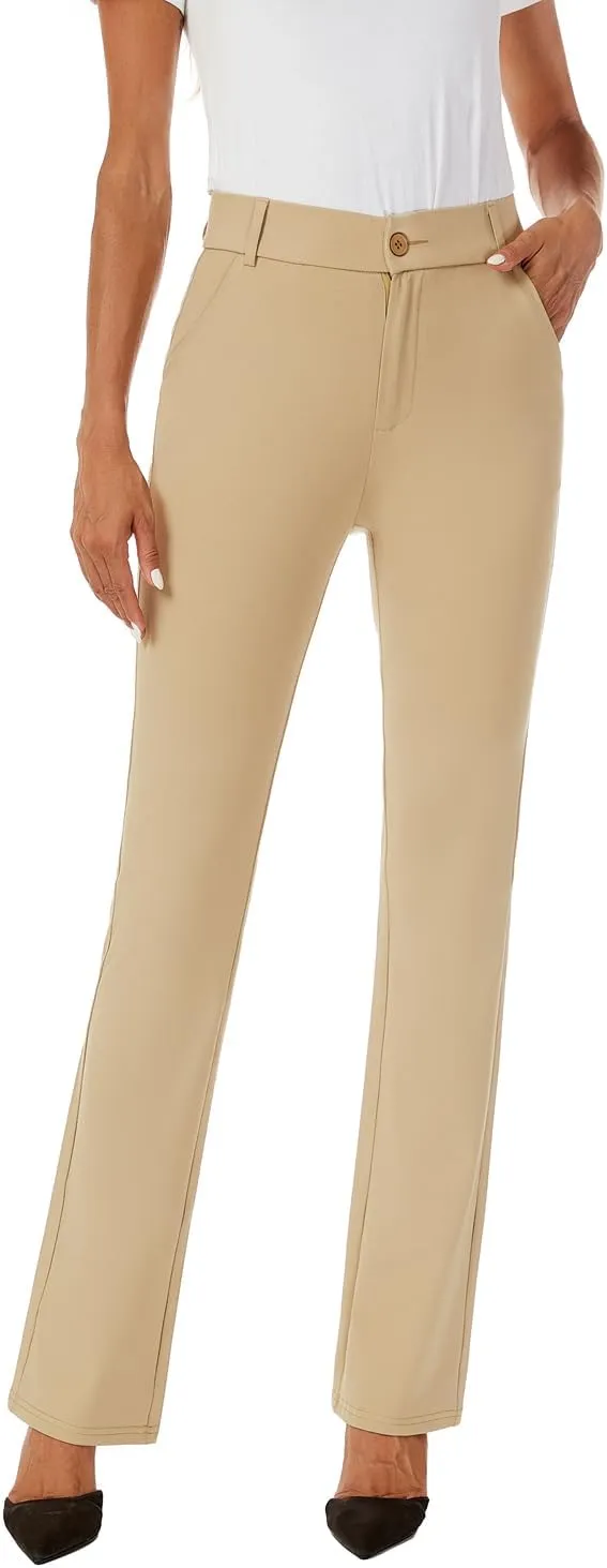 Women's Ease into Comfort Barely Bootcut Stretch Dress Pants