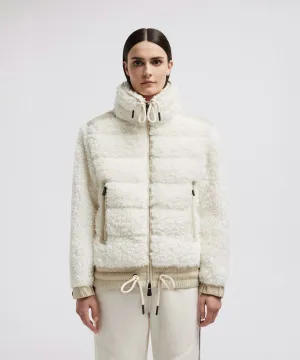 Women's Padded Teddy Zip-Up Cardigan