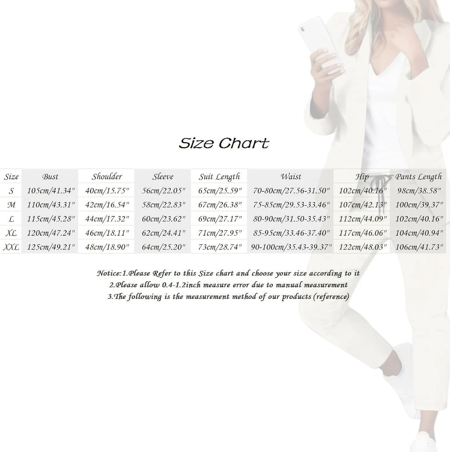Womens Pant Suits Dressy Casual Plus Size Womens Suits 2 Piece Set Business Long Sleeve Blazer Set Office Outfits